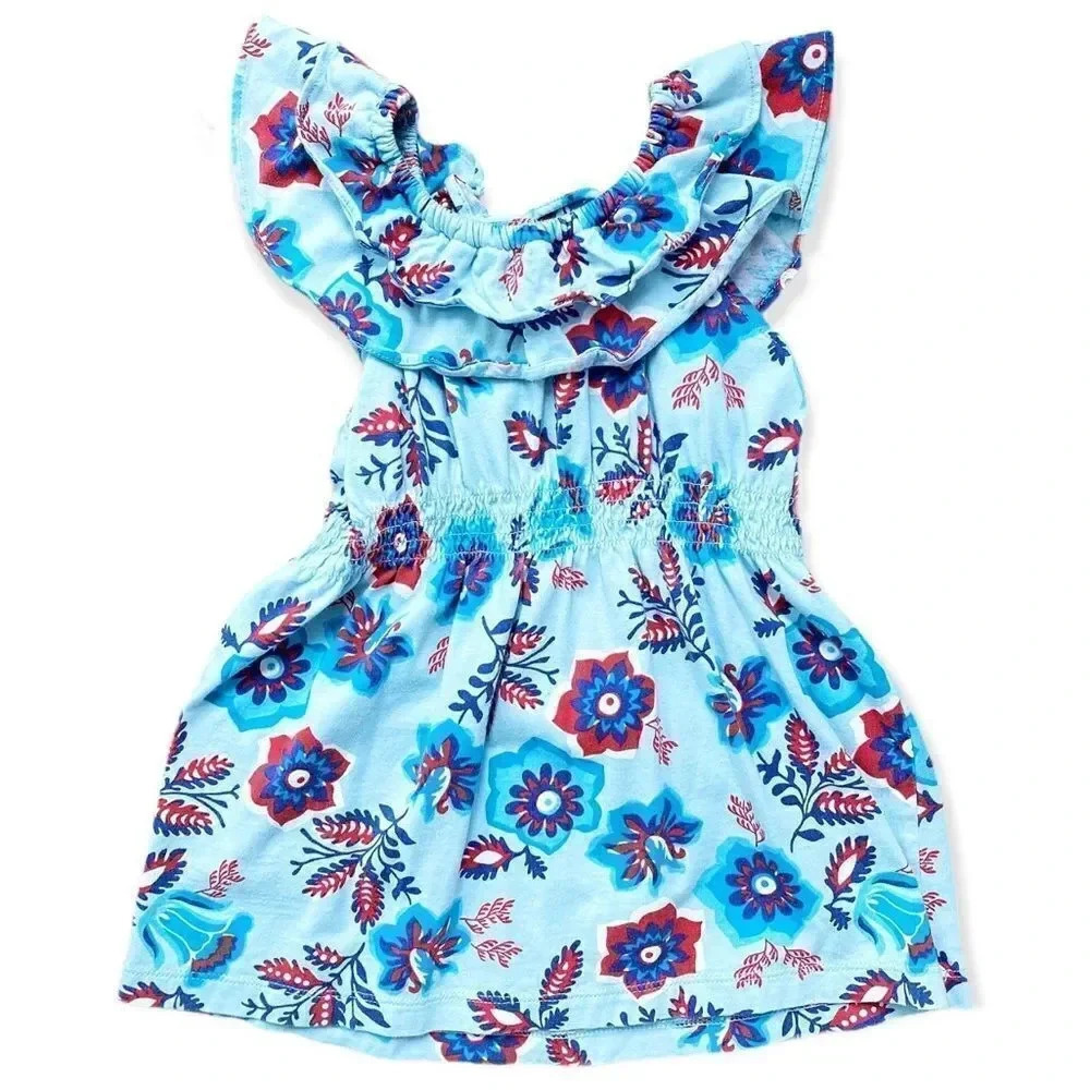 Tea Collection | Ruffle Collar Tank Top (4T)